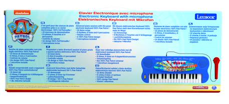 Clavier électronique musical avec micro pat patrouille Bleu 6 - vertbaudet enfant 