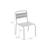 Lot de 2 chaises en métal pour enfant Anthracite+Jaune+Kaki 4 - vertbaudet enfant 