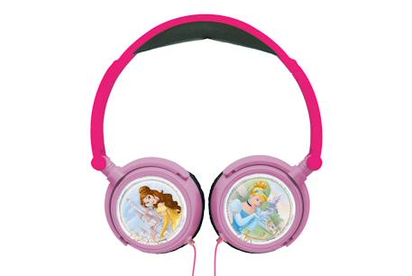 Casque stéréo filaire pliable avec limitation de volume d'écoute disney princesses MULTICOLORE 3 - vertbaudet enfant 