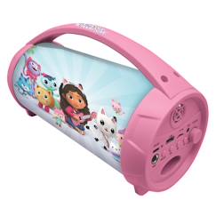 Jouet-Enceinte bluetooth lumineuse avec micro gabby et la maison magique