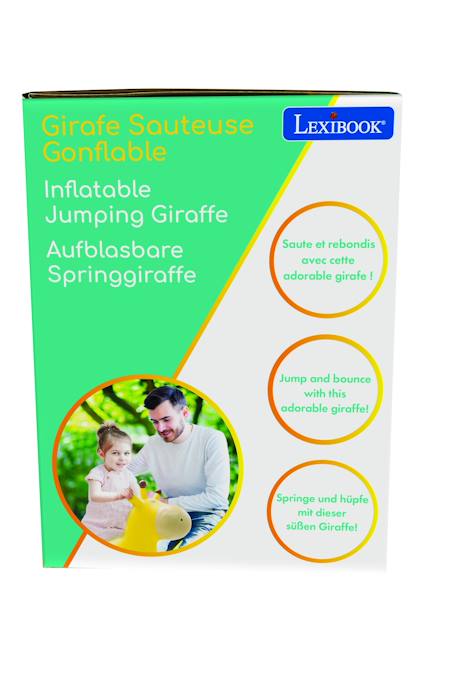 Girafe sauteuse gonflable jaune Jaune 6 - vertbaudet enfant 