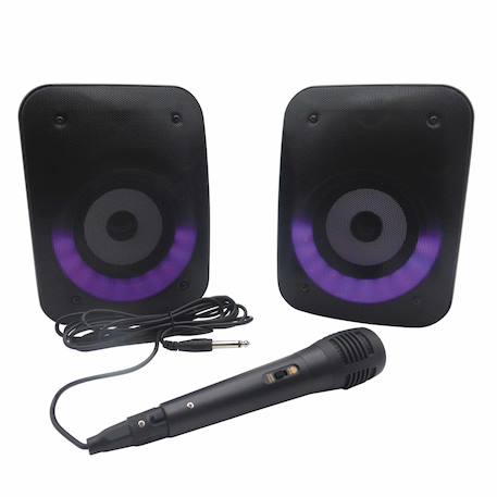 Paire d'enceintes stereo puissantes bluetooth  iparty Noir 1 - vertbaudet enfant 