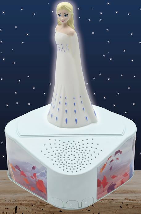 Enceinte bluetooth avec figurine lumineuse elsa Blanc 5 - vertbaudet enfant 