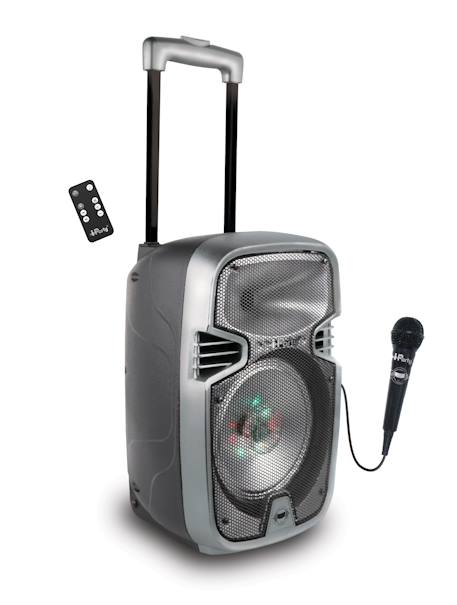 Systeme karaoke Bluetooth avec roulettes, lumières et micro MULTICOLORE 6 - vertbaudet enfant 