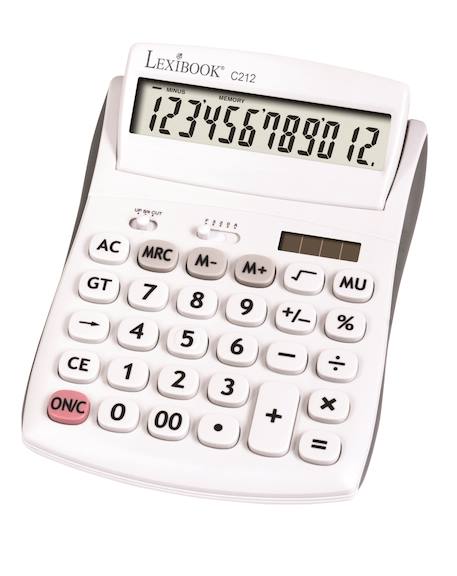 Calculatrice de bureau à 12 chiffres Blanc 3 - vertbaudet enfant 
