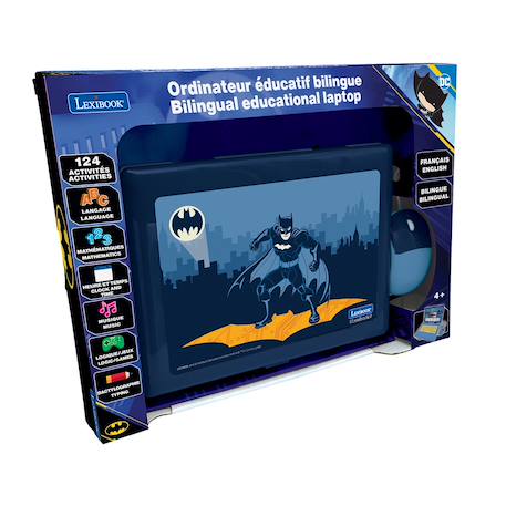 Ordinateur portable éducatif bilingue batman (fr/en) Bleu marine 5 - vertbaudet enfant 