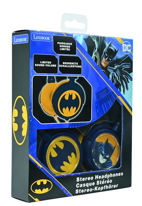 Casque stéréo filaire pliable batman avec limitation de volume d'écoute MULTICOLORE 4 - vertbaudet enfant 