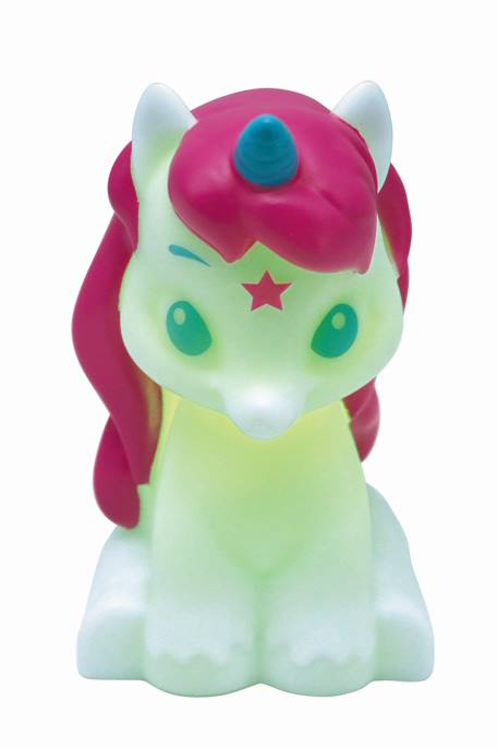 Veilleuse licorne en 3d avec variation de couleurs Blanc 3 - vertbaudet enfant 