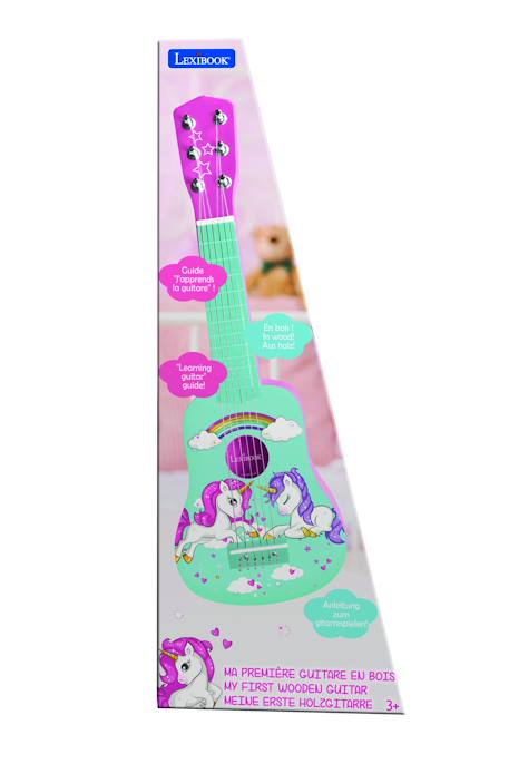 Ma première guitare en bois licorne Bleu 5 - vertbaudet enfant 