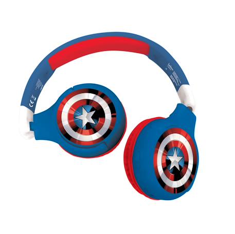 Casque 2 en 1 avengers bluetooth et filaire avec limitation de son MULTICOLORE 1 - vertbaudet enfant 