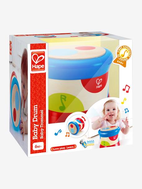 Tambour pour bébé corail+rouge 7 - vertbaudet enfant 