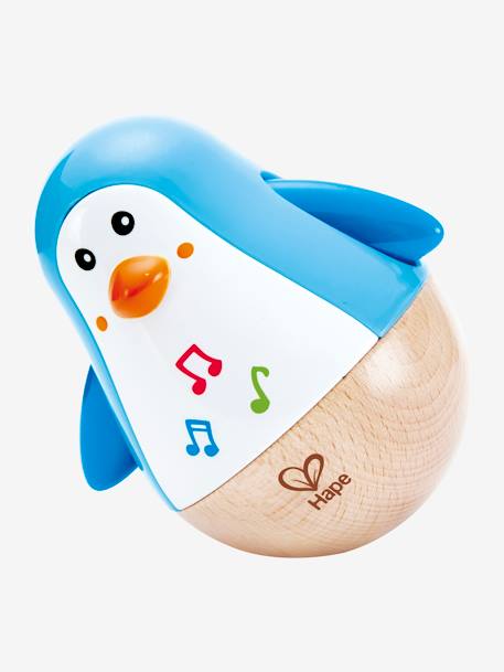 Pingouin culbuto musical HAPE bleu 1 - vertbaudet enfant 