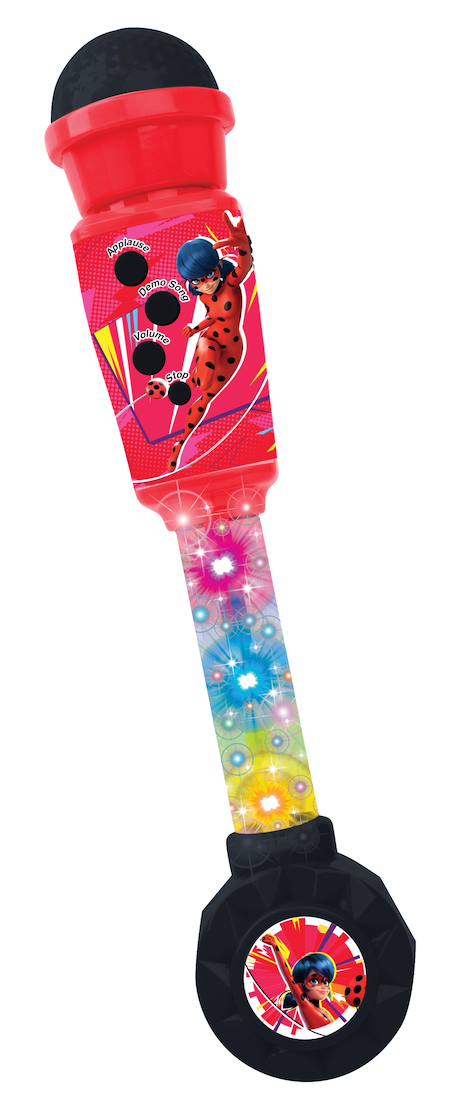 Microphone miraculous avec tube lumineux et enceinte MULTICOLORE 1 - vertbaudet enfant 