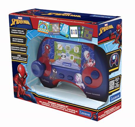 Console de jeux éducative spiderman avec 100 activités (en/fr) MULTICOLORE 5 - vertbaudet enfant 