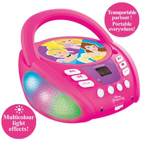 Lecteur cd bluetooth disney princess MULTICOLORE 5 - vertbaudet enfant 