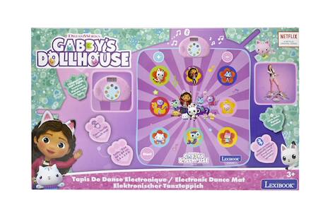 Tapis de danse électronique bluetooth et lumineux gabby et la maison magique Rose 6 - vertbaudet enfant 