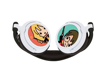 Casque stéréo filaire pliable harry potter avec limitation de volume d'écoute MULTICOLORE 3 - vertbaudet enfant 