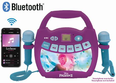 Enceinte bluetooth la reine des neiges avec micros MULTICOLORE 4 - vertbaudet enfant 