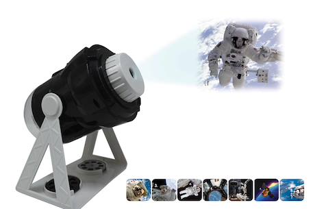 Projecteur planetarium 360° bilingue carte des constellations et livret pédagogique (français/anglais) Noir 5 - vertbaudet enfant 