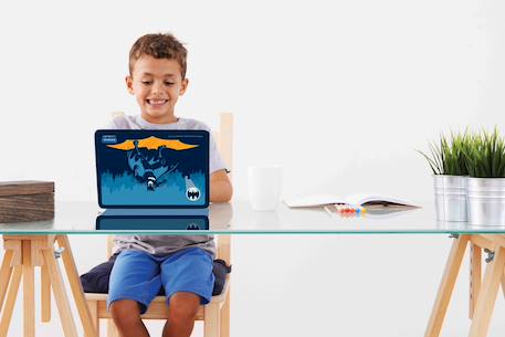Ordinateur portable éducatif bilingue batman (fr/en) Bleu marine 6 - vertbaudet enfant 