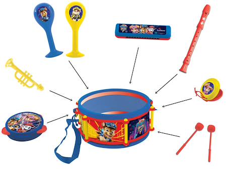 Set musical 7pcs pat’ patrouille Bleu 4 - vertbaudet enfant 