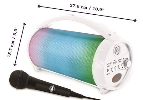 Enceinte bluetooth lumineuse avec micro iparty MULTICOLORE 5 - vertbaudet enfant 