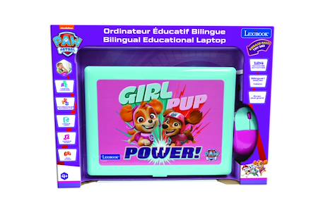 Ordinateur portable éducatif bilingue la pat patrouille girly (fr/en) MULTICOLORE 5 - vertbaudet enfant 