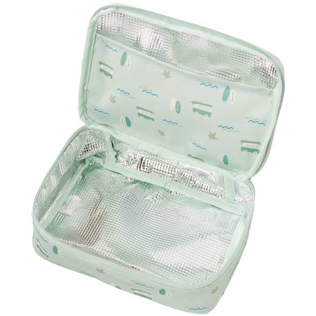 Lunch bag isotherme seahorse (2,5 l) Blanc+Bleu, beige, marron+Ecru, marron, rouge+Marron, blanc+Olive, marron,blanc+Rose hippocampe+Vert+Vert clair+Vert crocodile 26 - vertbaudet enfant 
