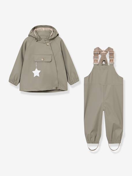 Ensemble enfant : veste de pluie & pantalon imperméable MATWAINIS bleu foncé+vert 7 - vertbaudet enfant 