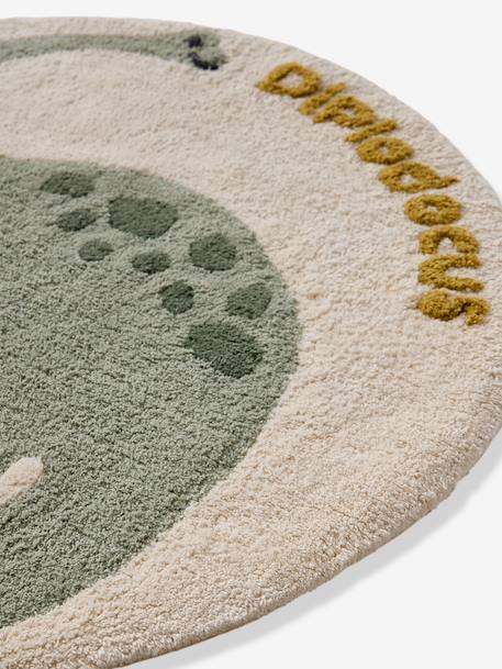 Tapis rond Dinosaure Minisaurus vert 3 - vertbaudet enfant 