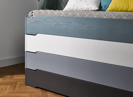 Lit empilable lokka Blanc+Mousse 8 - vertbaudet enfant 