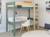 Lit mezzanine landes Blanc & bois massif+Bois massif kaki+Flanelle et bois massif+Kaki et bois massif 13 - vertbaudet enfant 