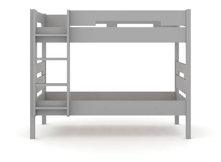 Lit superposé séparable milo Anthracite+Blanc+Gris flannelle 11 - vertbaudet enfant 