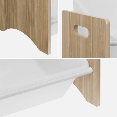 Meuble de rangement jouet avec 6 casiers, tobias, l 84 x p 29,5 x h 60cm Naturel 5 - vertbaudet enfant 