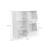 Meuble de rangement enfant, 3 étagères et 2 espaces de rangement Blanc+Rose+Vert 16 - vertbaudet enfant 