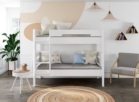 Lit superposé séparable milo Anthracite+Blanc+Gris flannelle 5 - vertbaudet enfant 