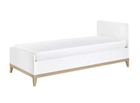 Lit evidence Blanc & bois 3 - vertbaudet enfant 