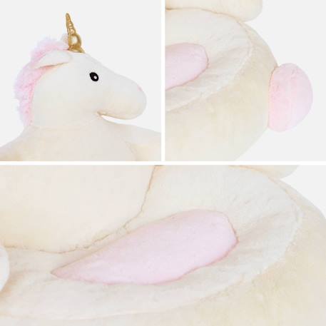 Fauteuil licorne pour enfant Rose / blanc 5 - vertbaudet enfant 