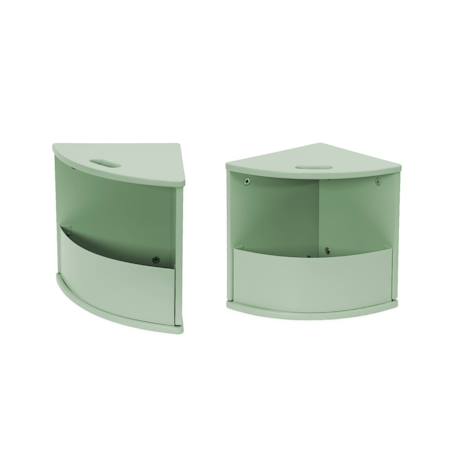 Table effet ardoise et 4 chaises avec rangement pour enfant Blanc+Vert 11 - vertbaudet enfant 