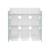 Lot de 2 meubles de rangement pour enfant, 18 casiers - tobias - mdf décor bois naturel, 64x295x60cm Blanc+Vert céladon 12 - vertbaudet enfant 