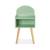 Table de chevet chambre enfant, pieds en pin Blanc+Rose+Vert 18 - vertbaudet enfant 