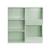 Meuble de rangement enfant, 3 étagères et 2 espaces de rangement Blanc+Rose+Vert 18 - vertbaudet enfant 