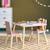 Table carrée enfant bois de pin 2 assises - judith Blanc+Rose+Vert+Vert olive 9 - vertbaudet enfant 