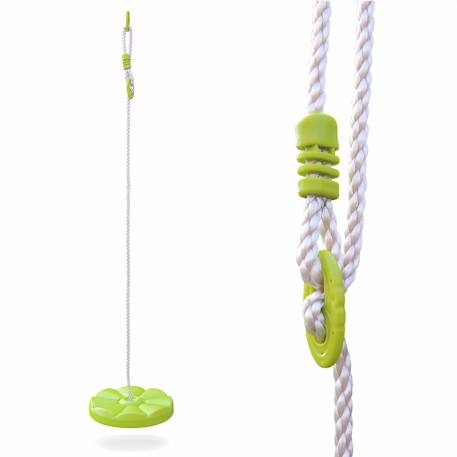 Balançoire disque en plastique soufflé pour portique de 2 à 2,2m, agrès, accessoire Vert 2 - vertbaudet enfant 