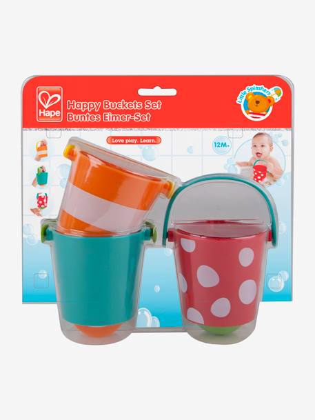 Ensemble seaux de bain multicolore 3 - vertbaudet enfant 
