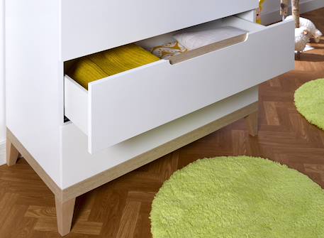 Commode bébé et enfant evidence Blanc & bois 3 - vertbaudet enfant 