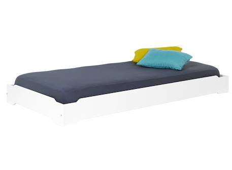 Lit empilable lokka Blanc+Mousse 2 - vertbaudet enfant 