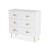 Commode enfant, décor bois, 3 tiroirs, pieds et poignées nuage en pin Blanc 6 - vertbaudet enfant 