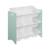 Lot de 2 meubles de rangement pour enfant, 18 casiers - tobias - mdf décor bois naturel, 64x295x60cm Blanc+Vert céladon 9 - vertbaudet enfant 