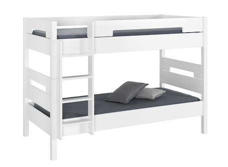 Lit superposé séparable 3 places Milo Anthracite+Blanc 9 - vertbaudet enfant 